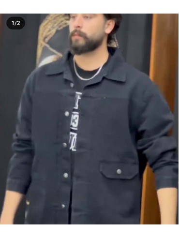 کت جین سایز بزرگ کد 2467